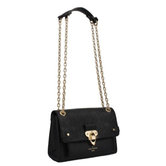 Louis Vuitton Emplant Vavin Black Noir Monogram Empreinte Leather Shoulder Bag - Picture 2 of 8